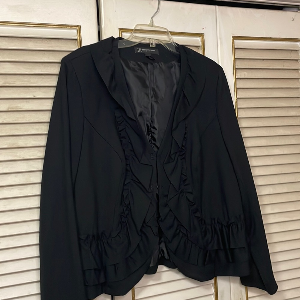 Inc Ruffled Jacket - image 1